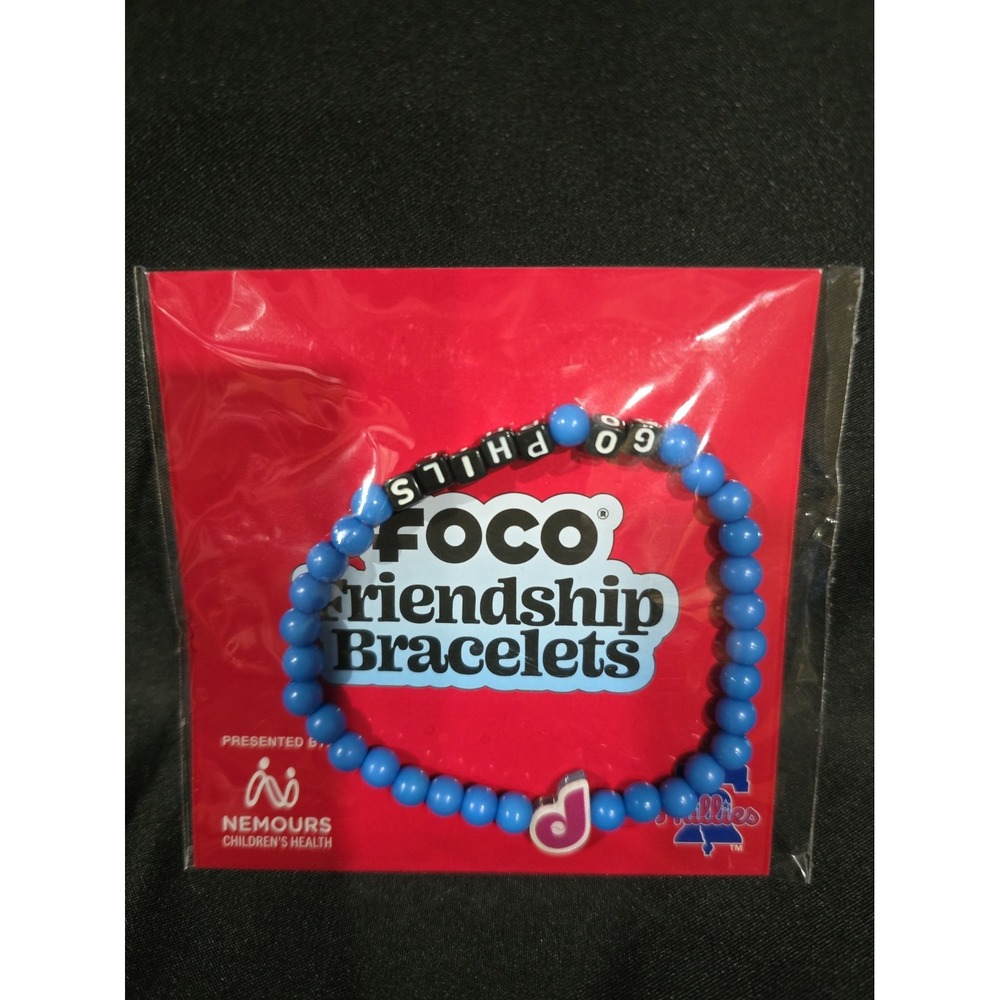 Philadelphia Phillies 2023 SGA Friendship Bracelet FOCO GO PHILS MLB Baseball